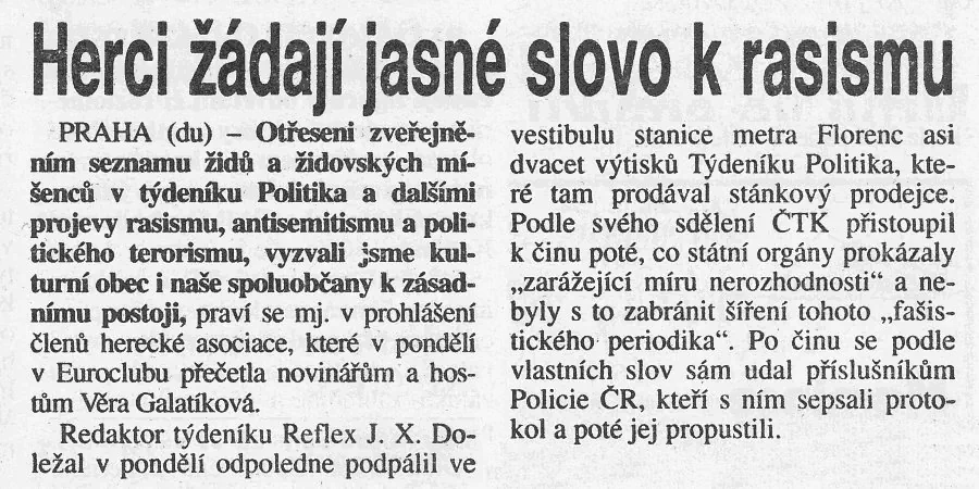 pracoval v časopisu Reflex