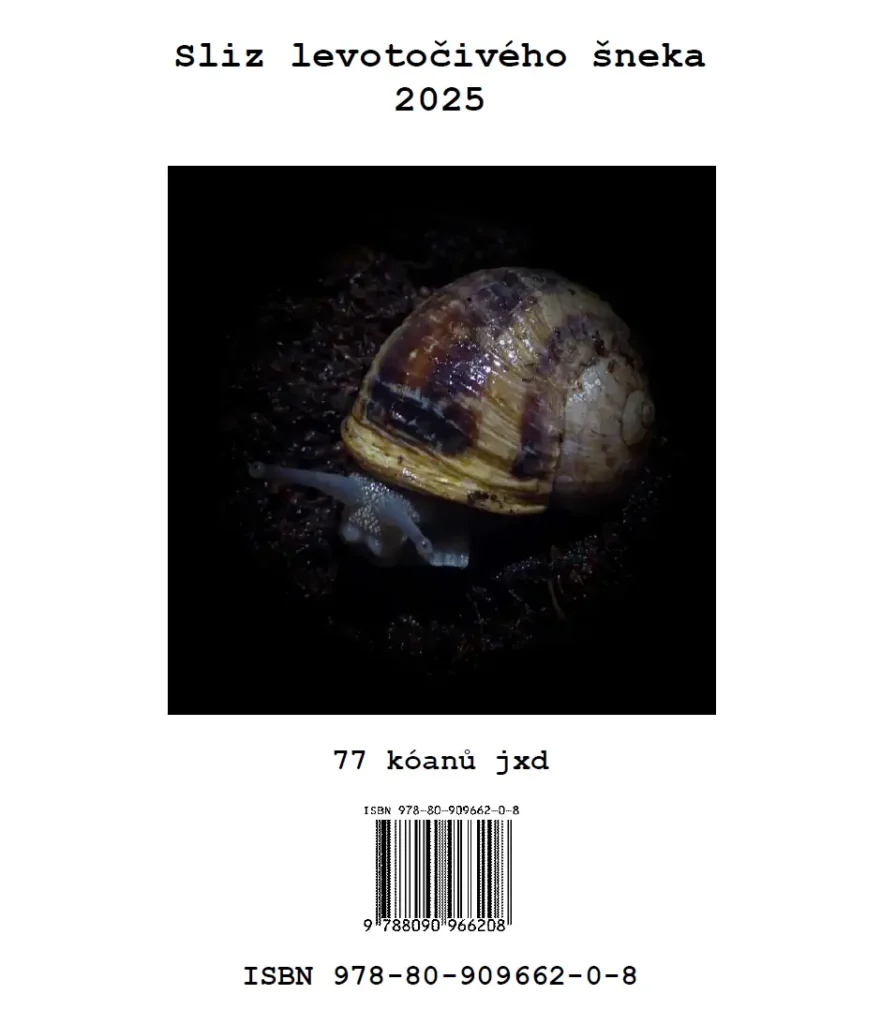 Sliz levotočivého šneka 2025