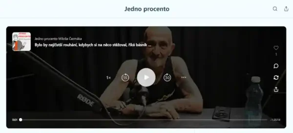 Jedno procento Miloše Čermáka