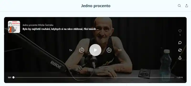 Jedno procento Miloše Čermáka
