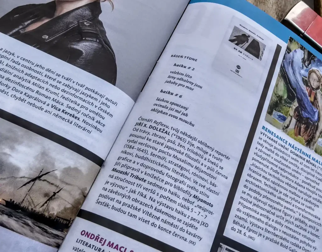 Recenze na haiku z pera Kateřiny Kadlecové (Reflex)